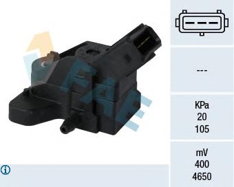 15014 FAE Sensor de pressão no coletor de admissão, MAP