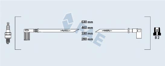 Compre ZEF786 Beru Fios de alta voltagem, kit