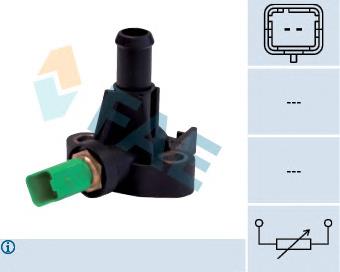 Compre 0071719393 Fiat/Alfa/Lancia Sensor de temperatura do fluido de esfriamento