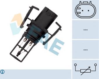 Compre 809194 Mercedes Sensor de temperatura da mistura de ar