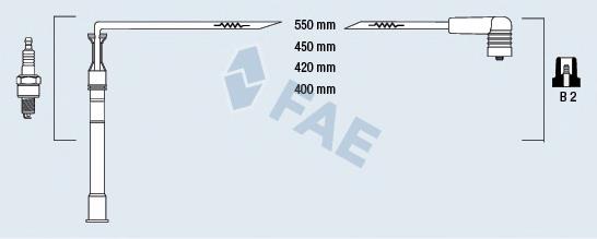 Compre 883091 ERA Fios de alta voltagem, kit