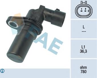 79173 FAE Sensor de posição (de revoluções) de cambota