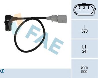 79056 FAE Sensor de posição (de revoluções) de cambota