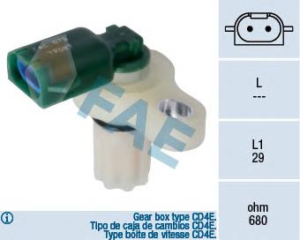 Sensor de velocidade 4383679 Ford