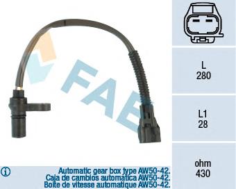  Sensor de velocidade Volvo S40 I sedan (VS) (1995 - 2003) I