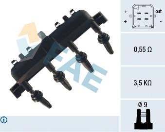 80208 FAE Bobina de ignição