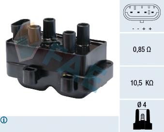 80222 FAE Bobina de ignição