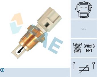 0905082 Metzger Sensor de temperatura da mistura de ar