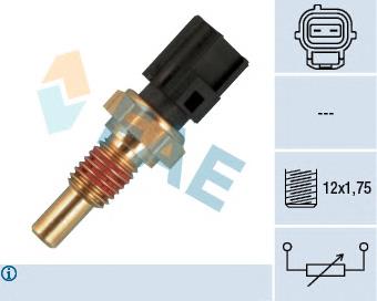 Sensor de temperatura do fluido de esfriamento 3857955 Ford