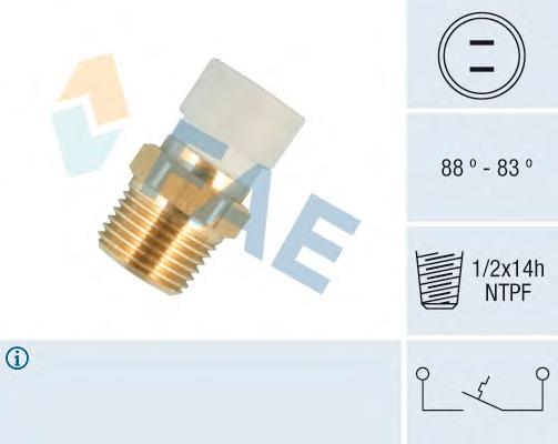 Sensor de temperatura do fluido de esfriamento (de ativação de ventilador do radiador) Chrysler Voyager I ES 