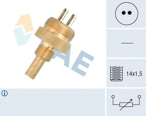 0031538428 Mercedes Sensor de temperatura do fluido de esfriamento