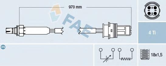 Sonda lambda, sensor de oxigênio BMW 11781748762
