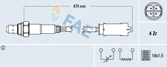 Compre 1536 NGK Sonda lambda, sensor de oxigênio depois de catalisador