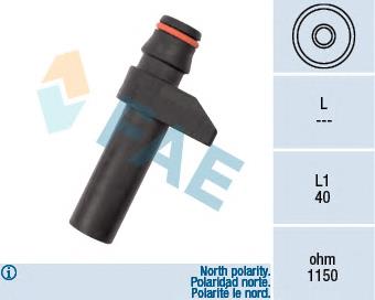 79187 FAE Sensor de posição (de revoluções) de cambota