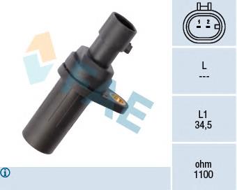 79196 FAE Sensor de posição (de revoluções) de cambota