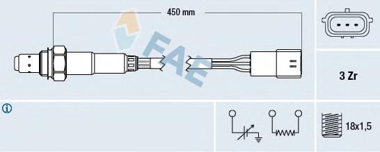 Compre 457 NGK Sonda lambda, sensor de oxigênio até o catalisador