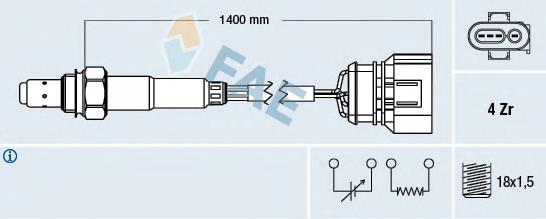 Compre 275 NGK Sonda lambda, sensor de oxigênio