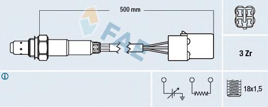 Compre 450 NGK Sonda lambda, sensor de oxigênio até o catalisador