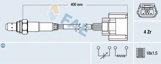 Sonda lambda, sensor de oxigênio depois de catalisador Nissan/Infiniti 226A01HC0A preço, a partir de 107,26 USD