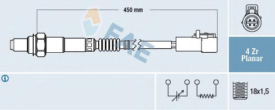 Compre 1376444 Ford Sonda lambda, sensor de oxigênio até o catalisador
