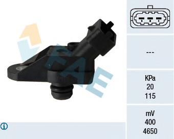 Compre 37830PDFE01 Honda Sensor de pressão no coletor de admissão, MAP