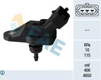 9117763 General Motors Sensor de pressão no coletor de admissão, MAP