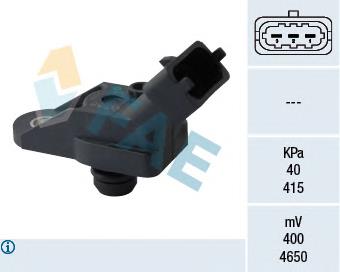 13327785354 BMW Sensor de pressão no coletor de admissão, MAP