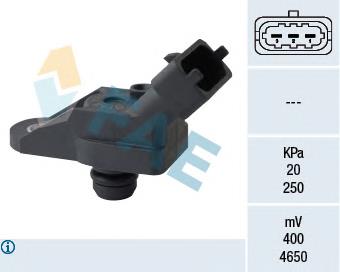 15055 FAE Sensor de pressão no coletor de admissão, MAP