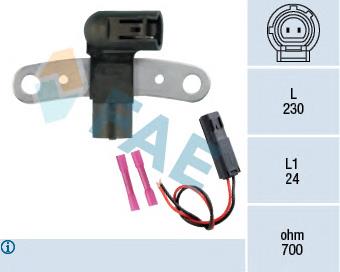 79319 FAE Sensor de posição (de revoluções) de cambota