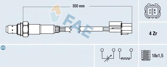 Sonda lambda, sensor de oxigênio até o catalisador Mitsubishi 1588A020 preço, a partir de 46,94 USD