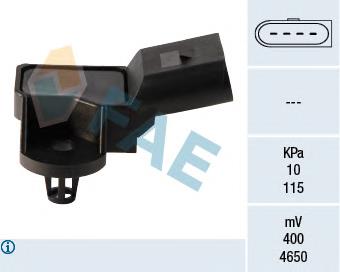 15042 FAE Sensor de pressão no coletor de admissão, MAP