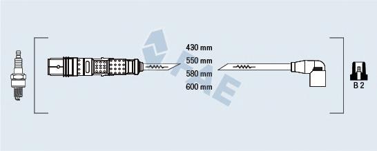 Fios de alta voltagem, kit Vika 99051779401 preço, a partir de 49,88 USD