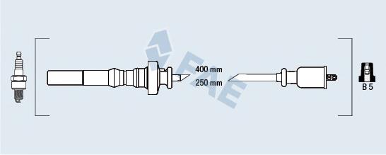 Compre RCEM1202 NGK Fios de alta voltagem, kit