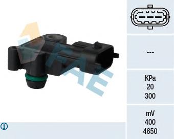 15129 FAE Sensor de pressão no coletor de admissão, MAP