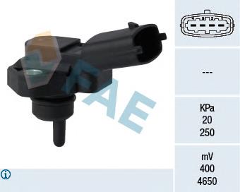 Sensor de pressão de supercompressão MHK100640 Land Rover