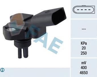 15093 FAE Sensor de pressão no coletor de admissão, MAP