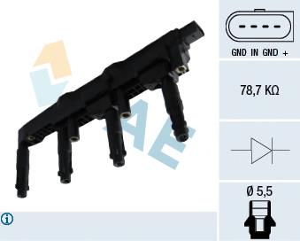 80325 FAE Bobina de ignição