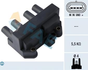 Bobina de ignição 88921374 General Motors