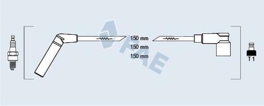 Compre EWTD00010H Mando Fios de alta voltagem, kit