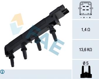 Bobina de ignição Fiat/Alfa/Lancia 9463264180 preço, a partir de 76,46 USD