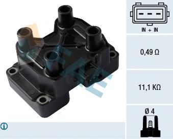 Bobina de ignição RECSIC740040 Recoficial