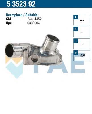 Termostato DT1182H Dayco