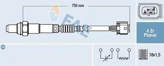 Compre 5747 NGK Sonda lambda, sensor de oxigênio até o catalisador