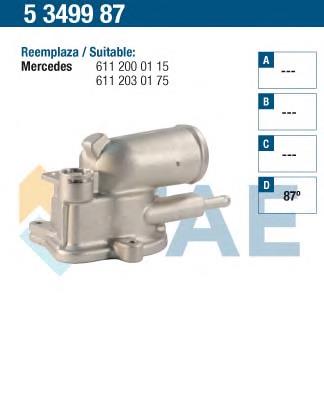Caixa do termostato Mercedes A6112000115 preço, a partir de 44,78 USD