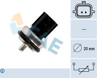 A6079051200 Mercedes Sensor de temperatura do fluido de esfriamento