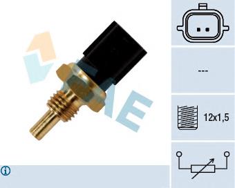 Sensor de temperatura do fluido de esfriamento A6269050600 Mercedes