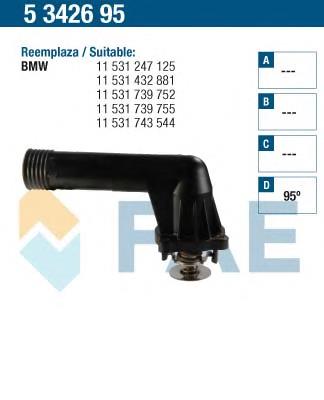 Termostato Peugeot/Citroen 023531 preço, a partir de 24,83 USD