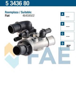 Compre 46459502 Fiat/Alfa/Lancia Termostato