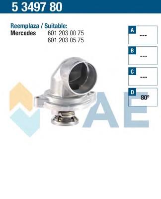 Termostato Metalcaucho 30234 preço, a partir de 20,85 USD