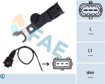 79167 FAE Sensor de posição da árvore distribuidora